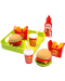 Set joc Ecoiffier - Meniu de hamburger - 1t