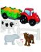 Set de joaca Ecoiffier Abrick - Tractor, cu animale - 1t