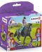 Set de joaca Schleich Horse Club - Clubul de echitatie Lisa si Furtuna - 2t