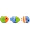Jucării de baie Munchkin - Pește, schimbare de culoare, 3 buc - 3t