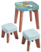 Set de joacă Ecoiffier - Masă cu scaune și tacâmuri - 1t