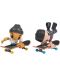 Set de joc Tech Deck SK8 Crew - Skateboard pentru degete cu figurinăe, cu pălării negre - 3t