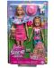 Set joc  Barbie - Barbie si Stacey cu catelusi si accesorii - 6t