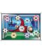 Set joc  Felyx Toys -Port de fotbal cu 2 mingi lipicioase - 2t