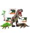 Jucarie Ocie - Dinozaur, cu doua mini figurine - 2t