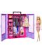 Barbie Play Set - Garderobă cu păpușă - 3t
