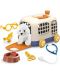 Set joc Raya Toys - Cățeluș cu cușcă pe roți - 1t