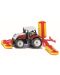 Masinuta metalica Siku Agriculture - Tractor Steyr CVT 6230 cu cositoare Pottinger - 1t