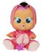 Papusa-bebe plagaciou IMC Toys Cry Babies - Fancy, flamingo - 3t