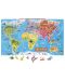 Jucarie magnetica pentru copii - Harta lumii, in limba engleza - 3t