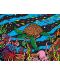 Tablou de colorat ColorVelvet - Broască țestoasă, 47 x 35 cm - 1t