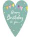 Felicitare Gespaensterwald - Eticheta, Happy Birthday To You - 1t