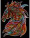Pagina de colorat pictură ColorVelvet - Cal sălbatic, 47 x 35 cm - 1t
