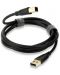 Cablu QED - Connect QE8214, USB-A/USB-B, 0.75m,negru - 1t