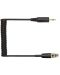 Cablu Shure - WA461, TA3F/3,5 mm, 0,3 m, negru - 1t