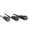 Cablu Hama - 3,5 mm/2x RCA, 1,5 m, negru - 2t