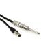 Cablu de chitară Shure - WA302, 6.3mm/TA4F, 0.75m, negru - 3t
