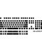Capace pentru tastatura mecanica SteelSeries - PrismCAPS, negre - 2t