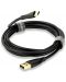 Cablu QED - Connect QE8187, USB-C/USB-A, 1.5m, negru - 1t