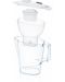Cană de filtrare apă BRITA - Aluna Cool Memo, 2,4 l, albă - 3t