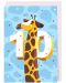 Card de ziua de naștere Creative Goodie - Girafa - 1t