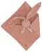 Prosop pentru îmbrățișare Kaloo - Iepuraș, Terracotta, 30 cm - 3t