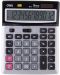 Calculator Deli Core - E1654, 12 dgt, panou metalic - 1t
