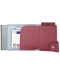 Husa pentru carduri C-Secure - Portofel cu buzunar pentru monede, XL, roz și galben - 2t