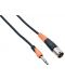 Cablu Bespeco - SLSM450, TRS/XLR, 4.5m, negru/portocaliu - 1t