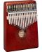 Kalimba, instrument muzical Sela - 17 Mahogany, roșu - 2t