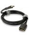 Cablu QED - Connect QE8194, USB-A/USB-C, 0.75m, negru - 1t