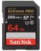 Card de memorie SanDisk - Extreme PRO, 64GB, SDXC, Class10 - 1t