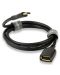 Cablu QED - Connect QE8191, USB-A/USB-C, 0.15m, negru - 1t
