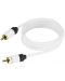 Cablu Real Cable - SUB-1, RCA, 5m, alb - 1t