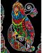 Tablou de colorat ColorVelvet - Papagal, 47 x 35 cm - 1t