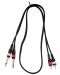 Cablu Cascha - HH 2094, RCA/6.3mm, 1m, negru - 2t