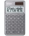 Calculator Casio SL-1000SC - de buzunar, 10 dgt, gri metalic - 1t