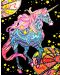 Tablou de colorat ColorVelvet - Unicorn, 47 x 35 cm - 1t