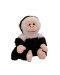 Jucărie de pluș Keel Toys - Maimuță, alb-negru - 1t
