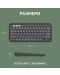 Logitech Keyboard - Pebble Keys 2 K380s, fără fir, ISO Layout, Graphite - 10t
