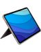 Logitech Keyboard - Combo Touch, iPad Pro 11" 1st, 2nd, 3rd gen, Sand - 3t