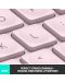Tastatura Logitech - MX Keys Mini, wireless, roz - 3t