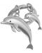 Breloc Metalmorphose - Dolphin Family - 2t
