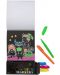 Carte de colorat Grafix - Cu 5 Markere Neon - 3t
