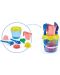 Kit de nisip  Ecoiffier Summer - Cutie de instrumente, sortiment - 2t