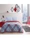 Set de dormitor cu pătură TAC - Rialta, roșu - 1t