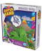 Set nisip kinetic Play-Toys Zzand - Dino World, 2 x 200 g si accesorii - 1t