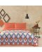 Set de dormitor cu pătură TAC - Harlow, portocaliu - 2t