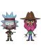 Set Figurine Funko VYNL Rick & Morty - Rick + Scary Terry - 1t