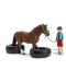 Set Schleich Farm World Horses - Cursa de agilitate cu ponei - 4t